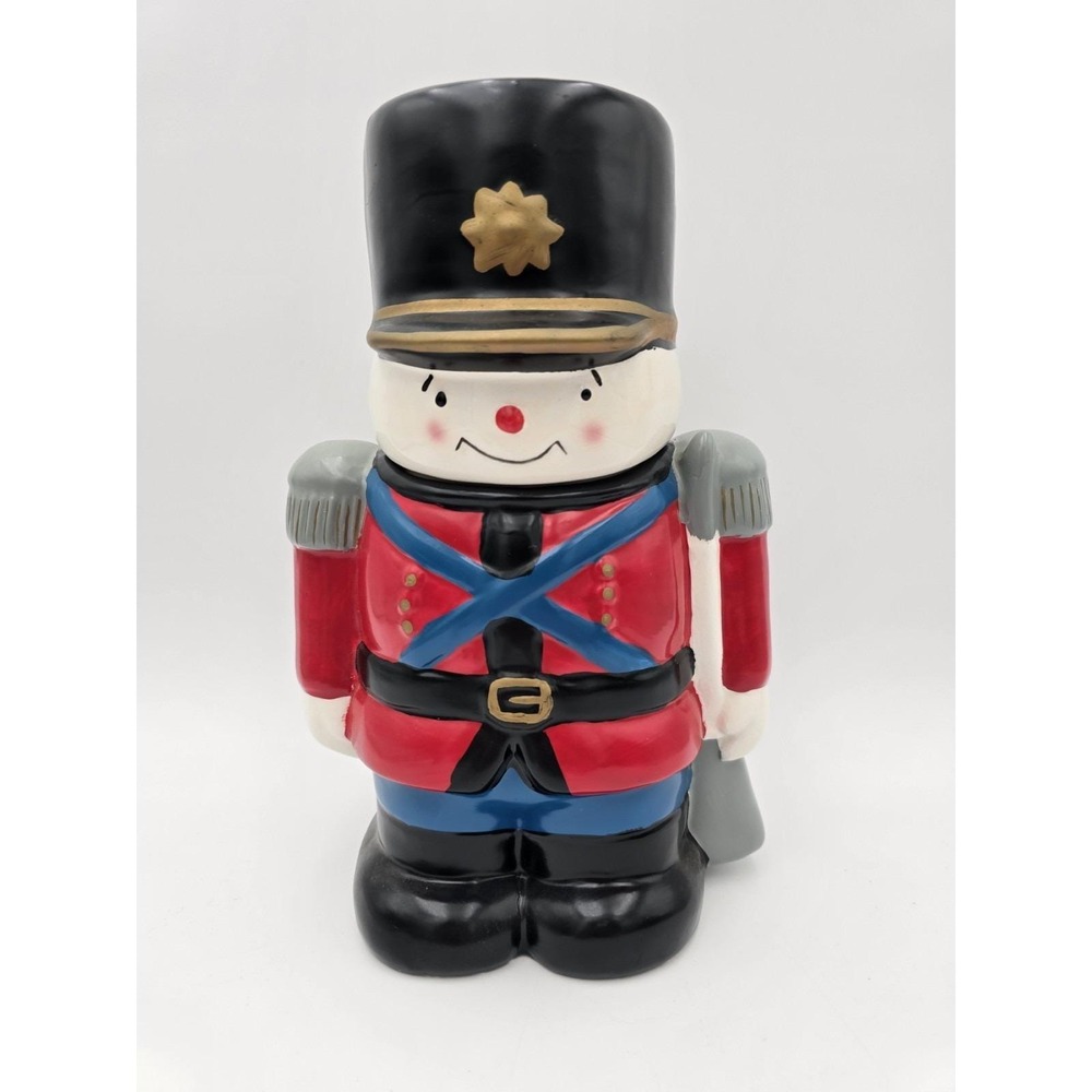 Vintage Nutcracker / Toy Soldier Cookie Jar Michael's Christmas Decor‎